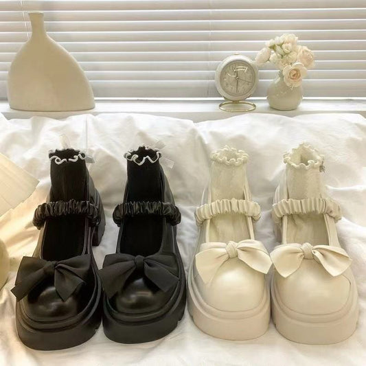 Japanese Style Small Fragrant Style Thick Soled Mary Jane Small Leather Shoes French Fashion Matching Skirt Single Shoe 2025 Summer Autumn New Item