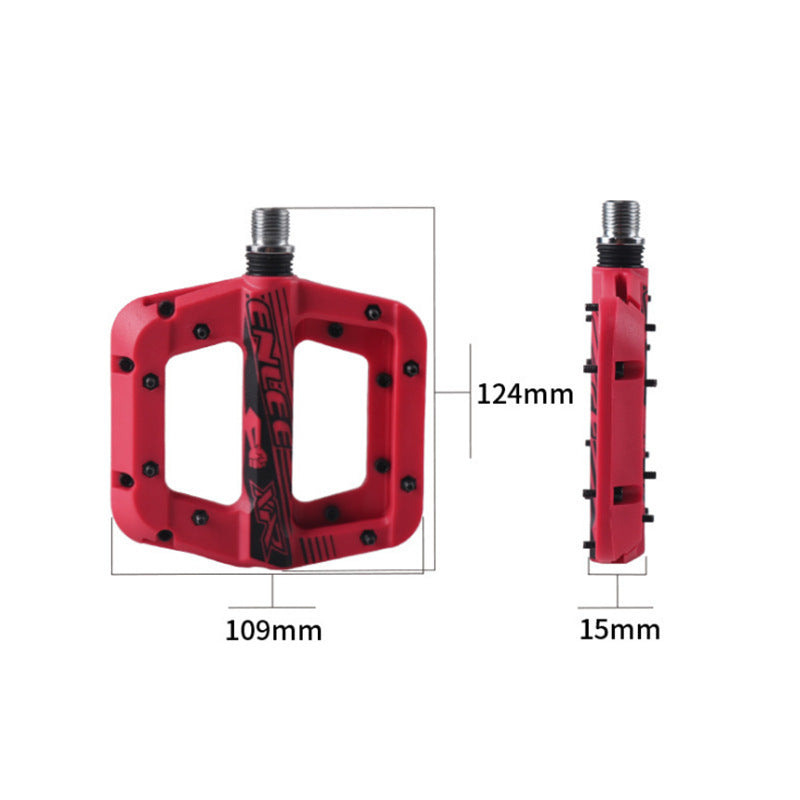 Mountain Bike Nylon Fiber Bearing Pedal Accessories