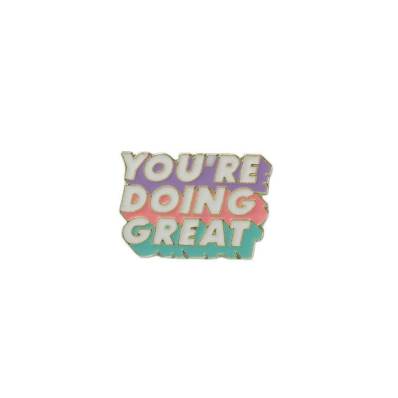Bag Accessories Decorations Creative English Brooch
