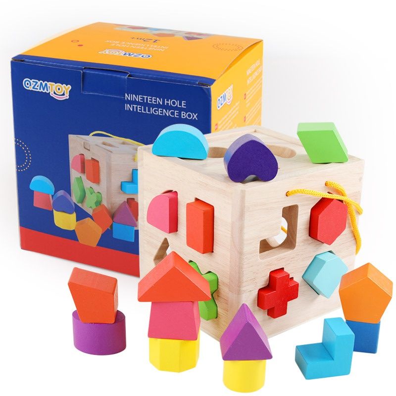 Geometric Shape Matching Baby's Building Blocks Educational Toys