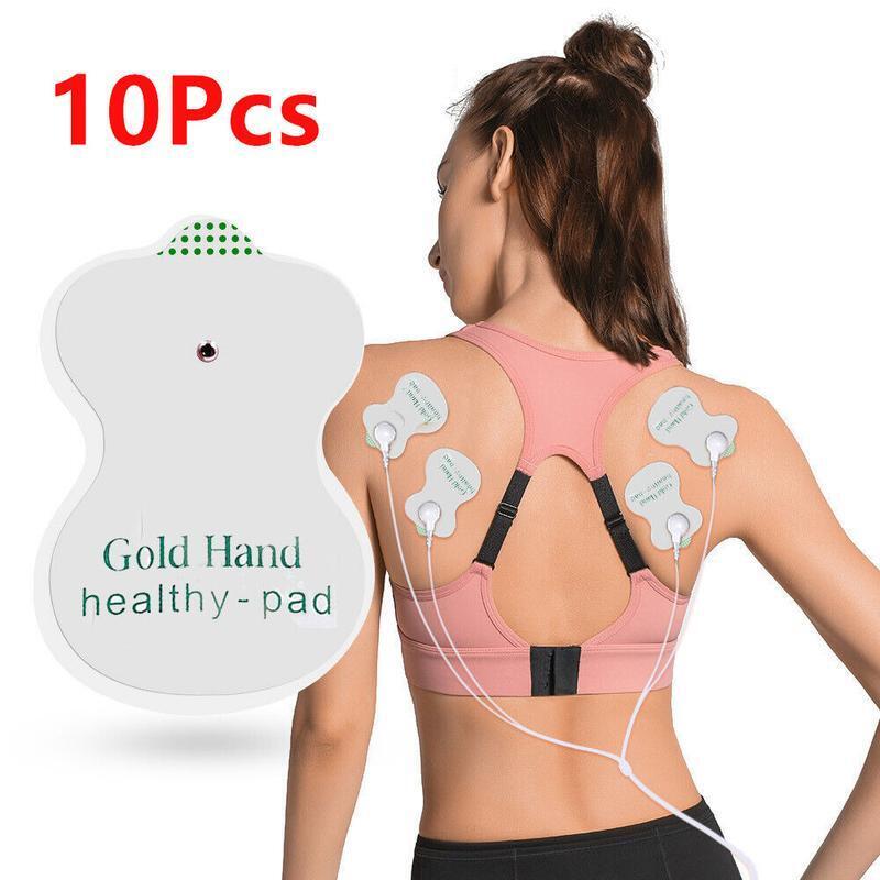 10Pcs Tens Machine Electrode Pads Replacement Massager Pad Massage Reusable