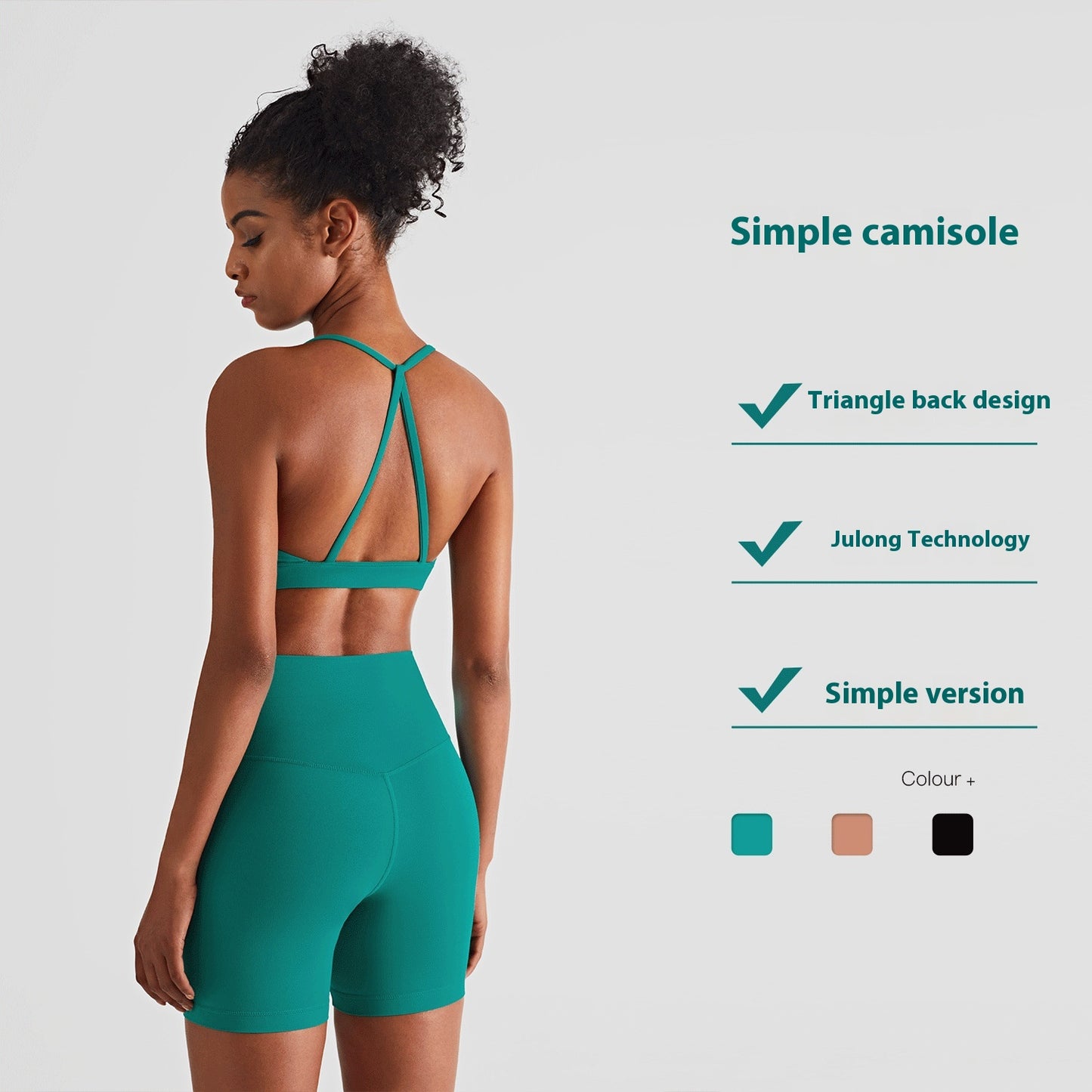 Push Up Sports Women's Triangle Beauty Back Exercise Vest