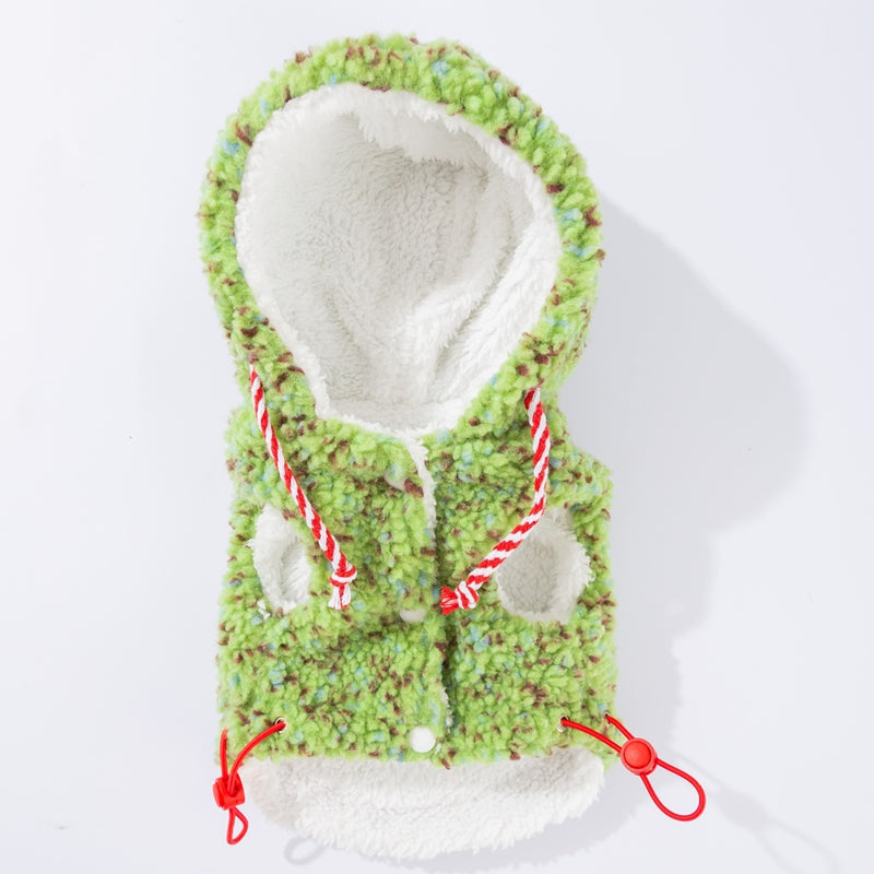 Autumn And Winter Korean Version New Dog Cute Cartoon Little Bear Sportswear And Cat Teddy Pet Clothing