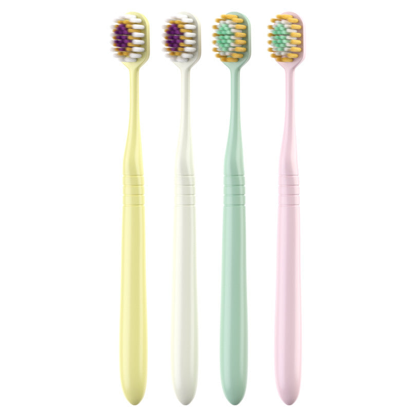Step toothbrush with hair implanted-random color-1 stick