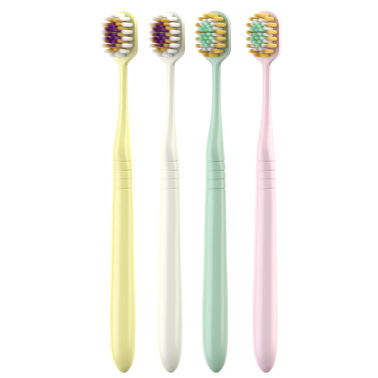 Step toothbrush with hair implanted-random color-1 stick