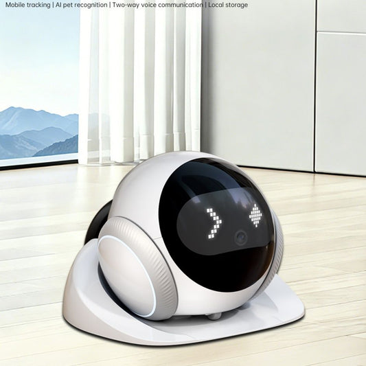 AI-powered Pet Companion Robot With Remote-controlled Home Surveillance Camera