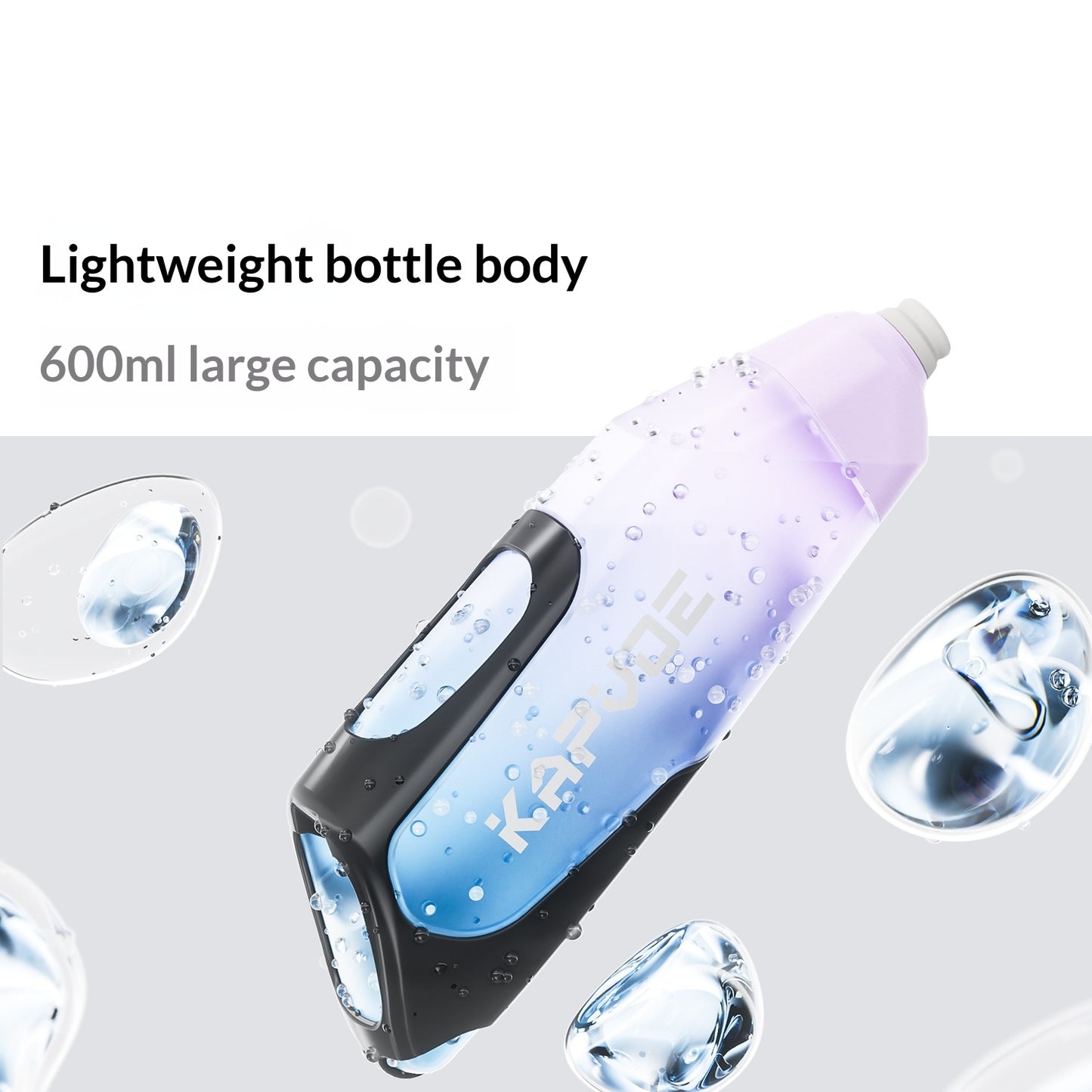 Squeeze-style Outdoor Fitness Hiking Running Water Bottle