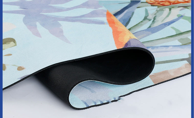 Natural Rubber Yoga Mat Suede Full Version