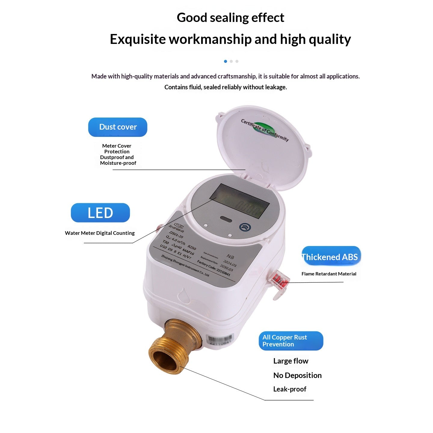 Far EasTone Smart Valve-Controlled Ultrasonic Water Meter