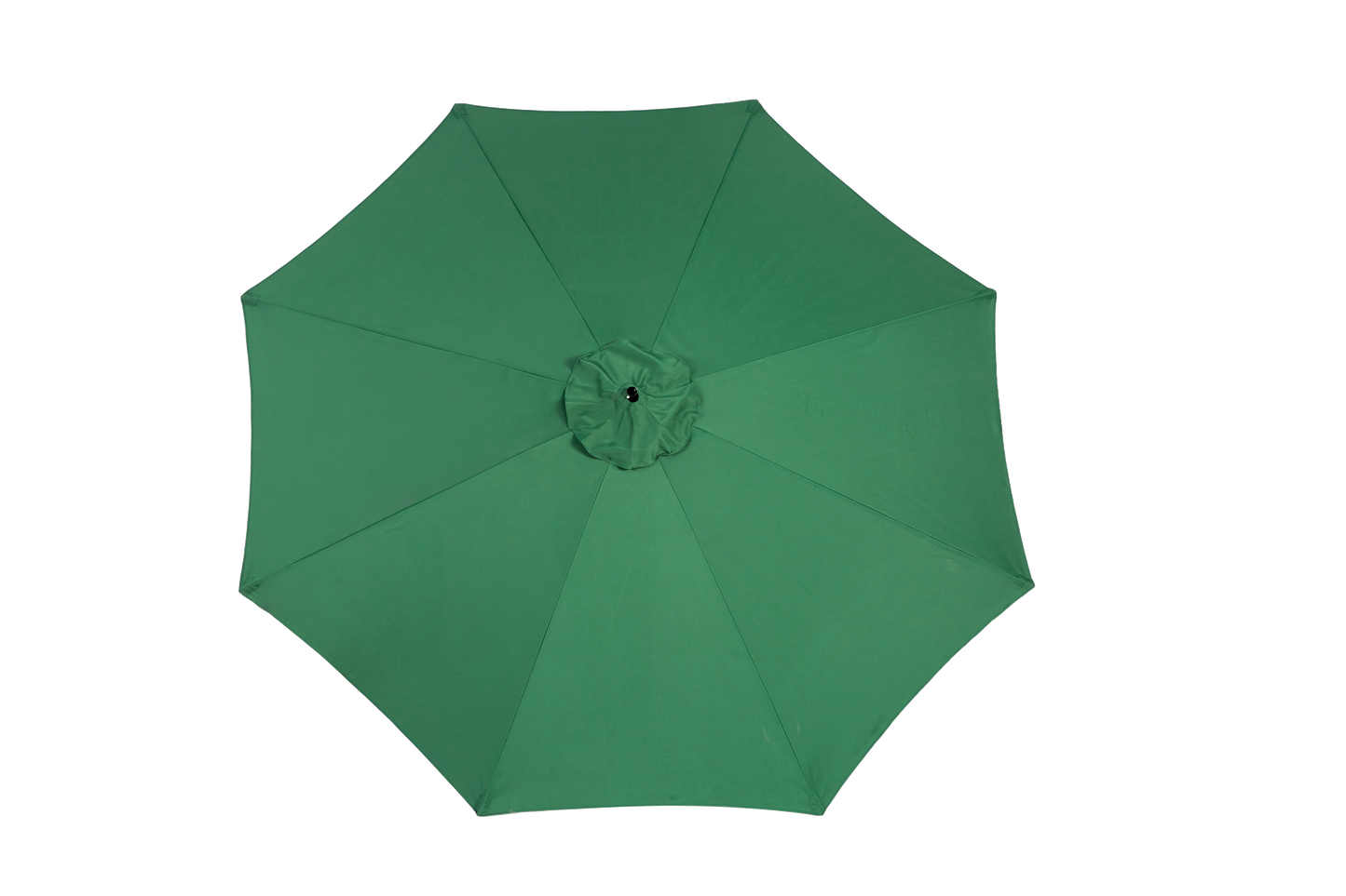 Best Choice Products 10ft Offset Hanging Market Patio Umbrella W-Easy Tilt Adjustment, Polyester Shade, 8 Ribs For Backyard, Poolside -  Dark Green  No Base