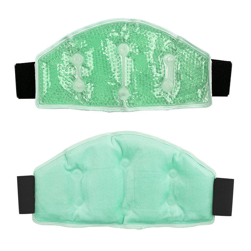 Fashion Personality Neck Ice Beads Plush Massage Bag