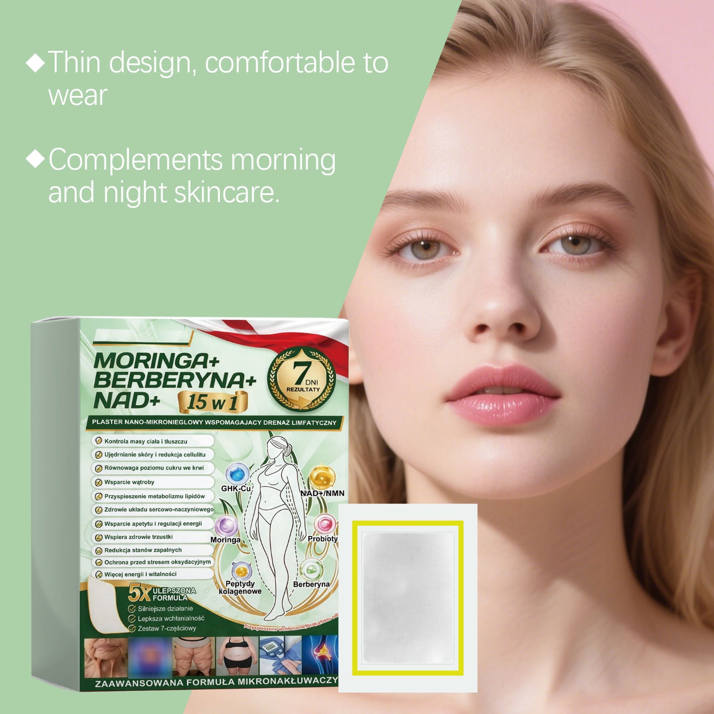 Gentle, Comfortable Daily Care Patches For The Skins Contours