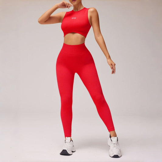 Womens Yoga Top And Pants Set