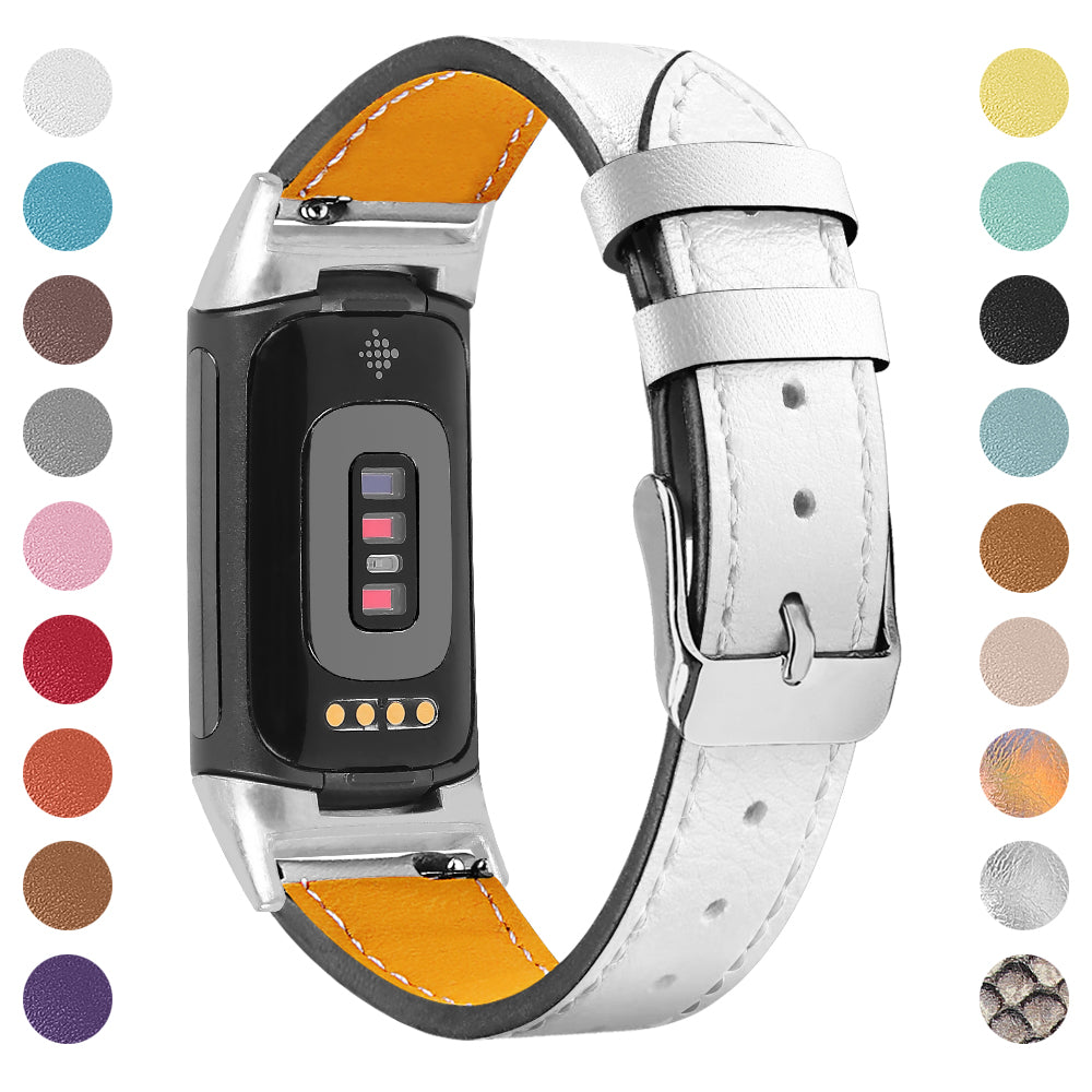 Smart Watch Charge5 First Layer Cowhide Leather Strap