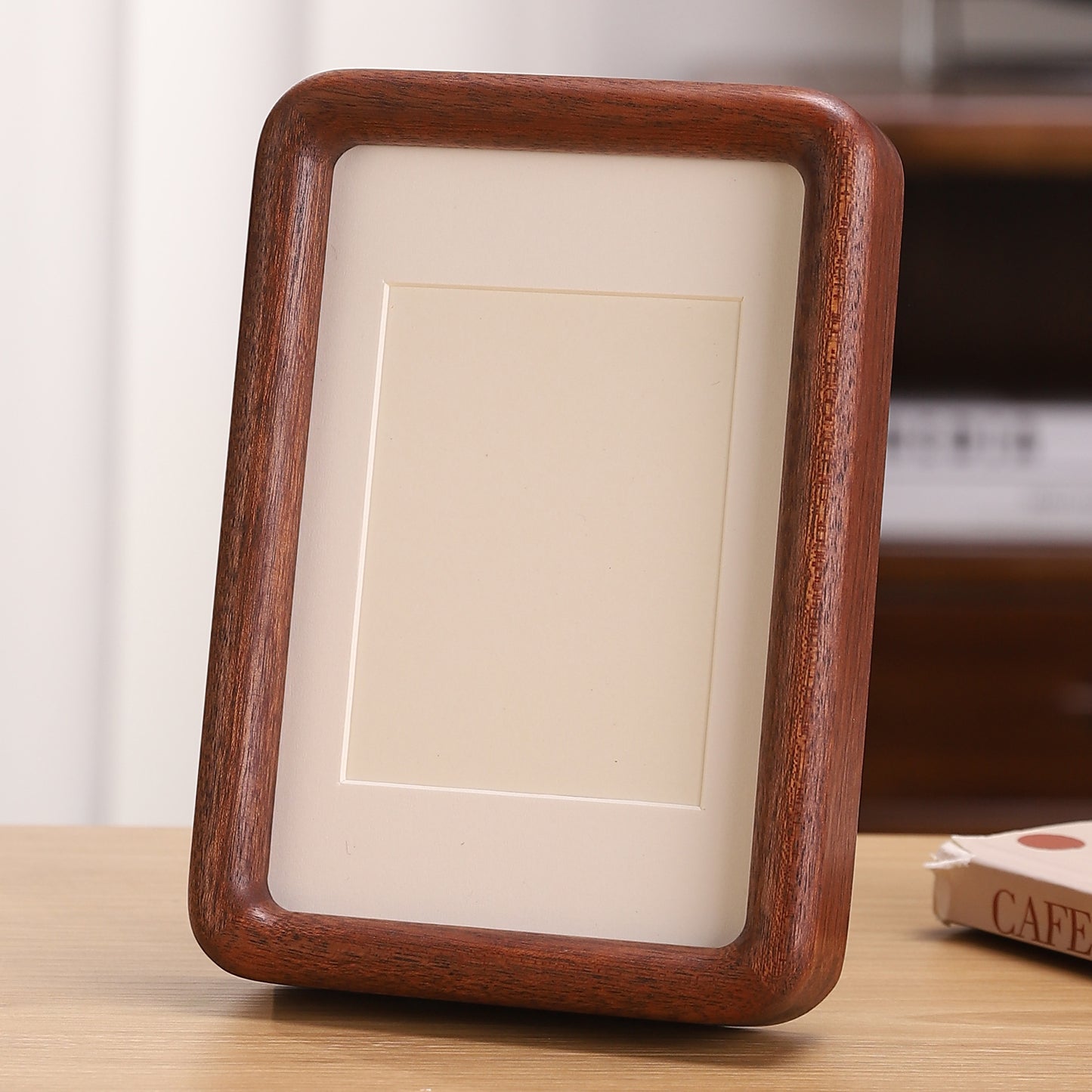Solid Wood Mortise-and-Tenon Photo Frame For Home Use
