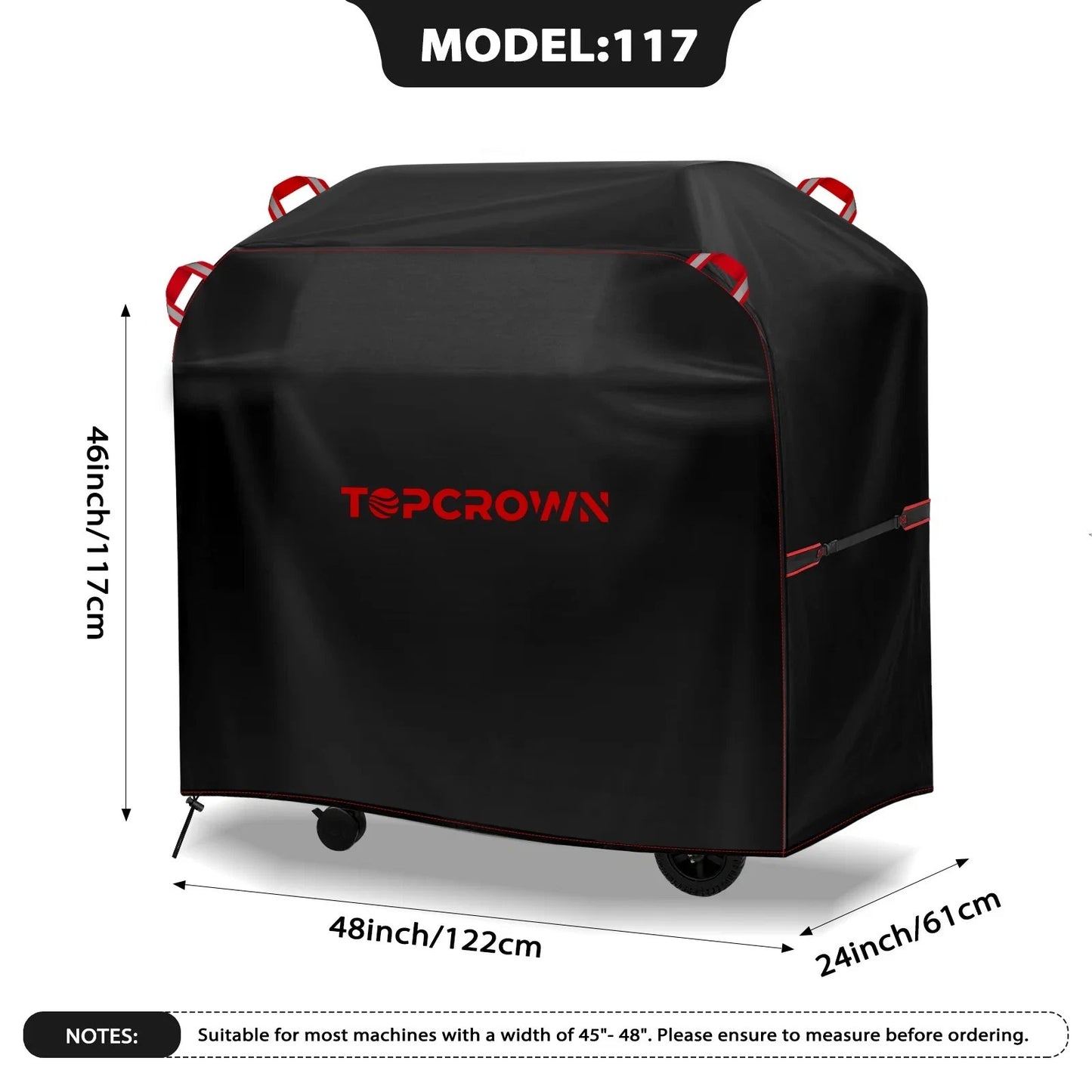 210D Oxford Cloth Outdoor Barbecue Grill Cover