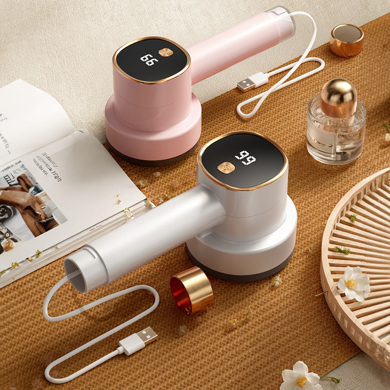 USB-charging Fuzzy Ball Trimmer With Digital Display