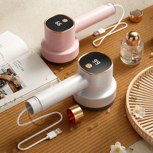 USB-charging Fuzzy Ball Trimmer With Digital Display