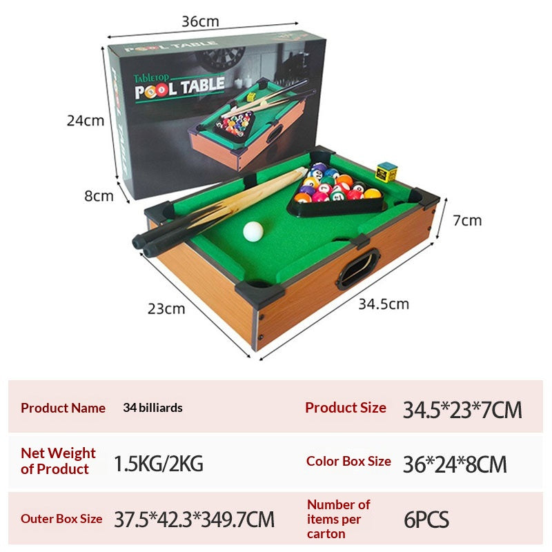 Tabletop Mini Sports Childrens Billiard Table For Home Use