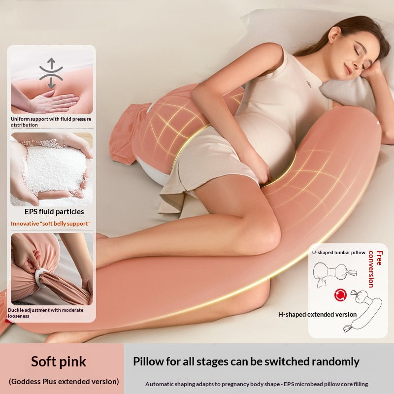 Pregnancy Pillow For Back Support Belly U-shaped Side-sleeping Body Pillow For Comfortable Sleep