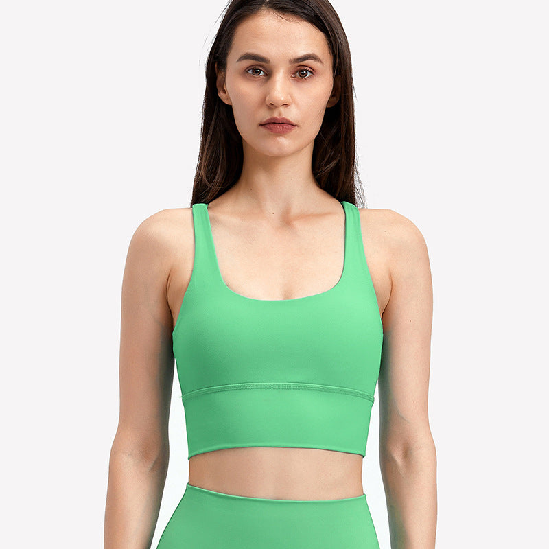 Women's Beauty Back Exercise Underwear Yoga Clothes With Chest Pad