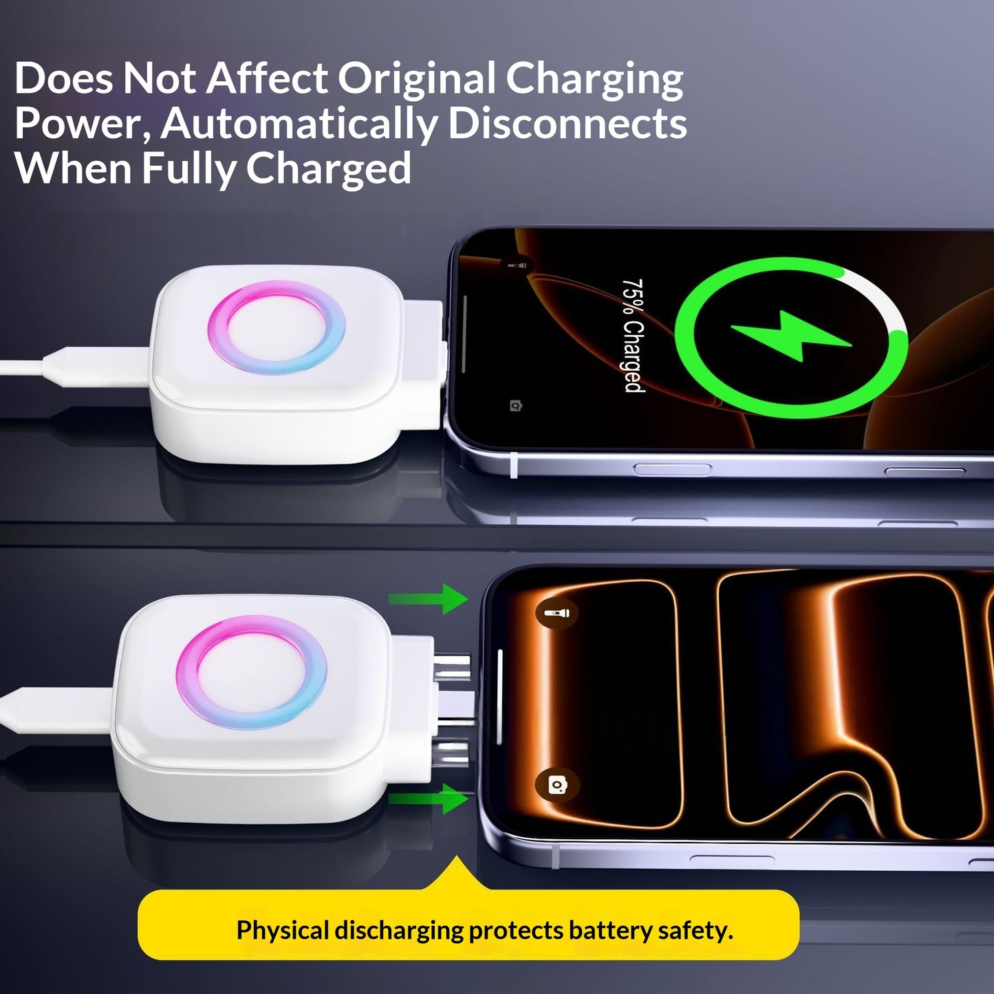 Smart Splitter Fast Charging Automatic Power-offSafe Charging