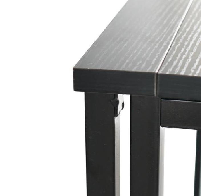 Simple Collapsible Computer Desk Black