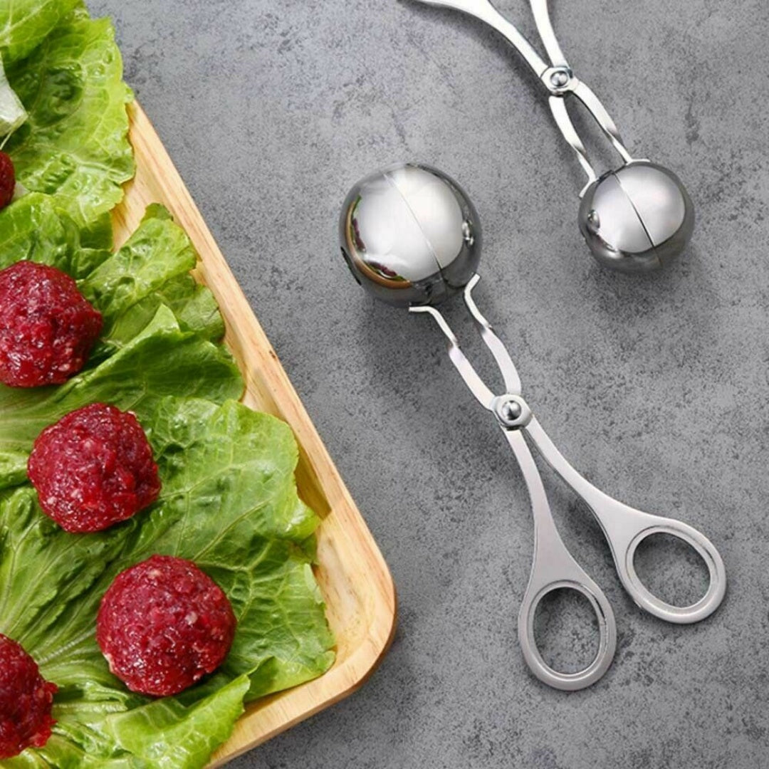 Meatball Maker Spoon Kitchen Stick Utensil Baller Meat Stainless Steel AUS L
