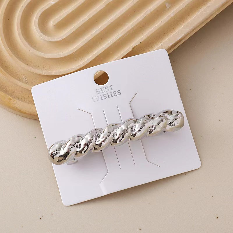 One-word Hair Clip For Women's Updo Spring Clip