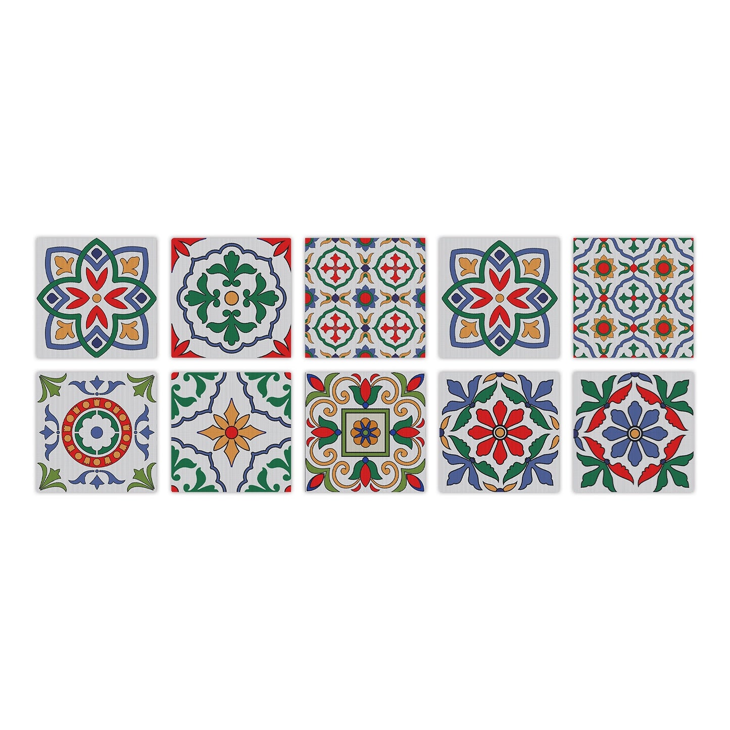 Kitchen Oil- And Water-Resistant Wall Stickers Imitating Tiles