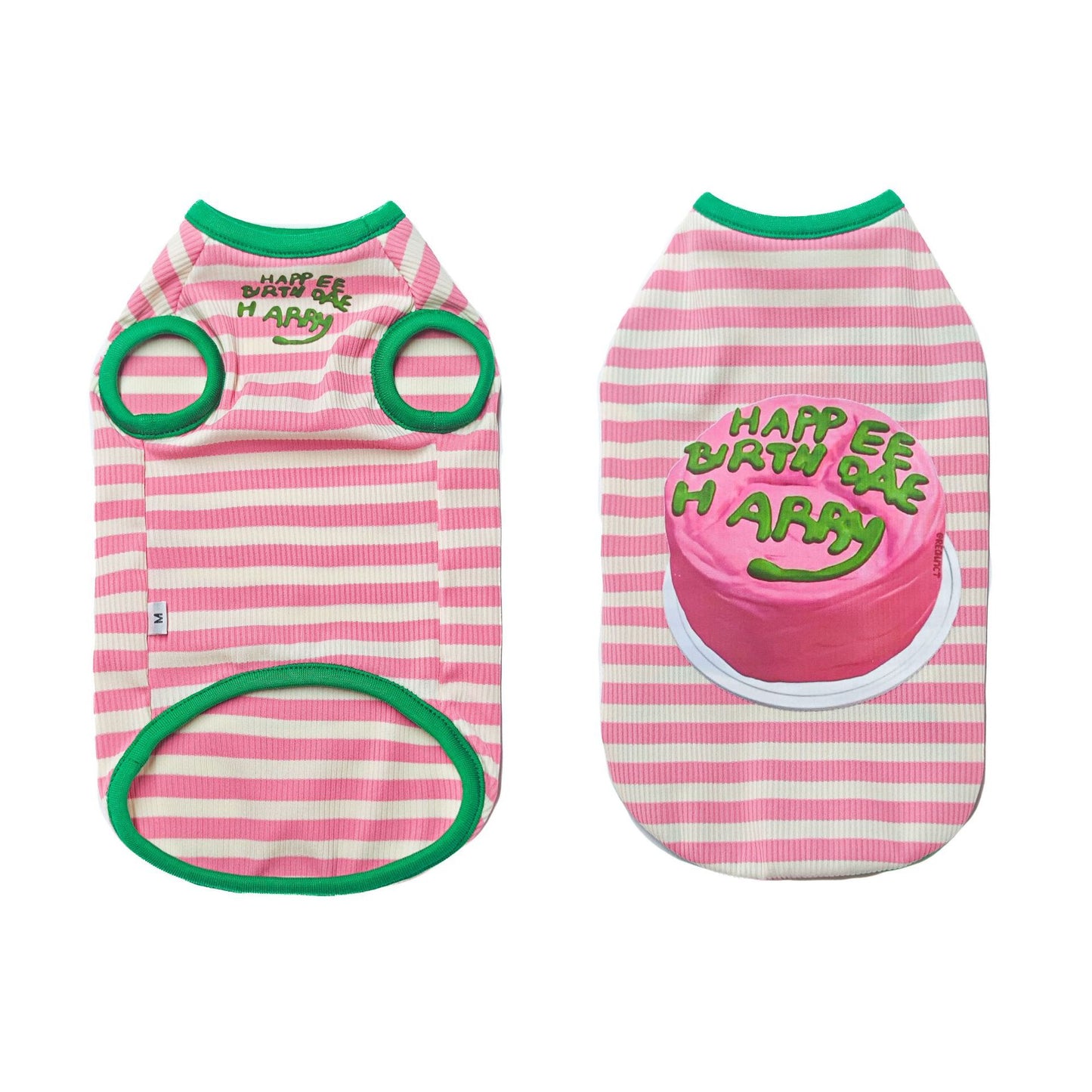 Cat Pet Clothing Thin Vest Striped T-shirt