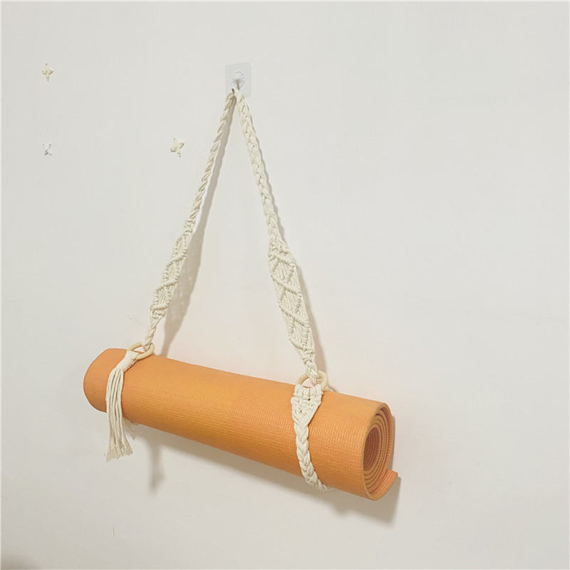 Simple Portable Yoga Mat Braided Rope Hand Woven
