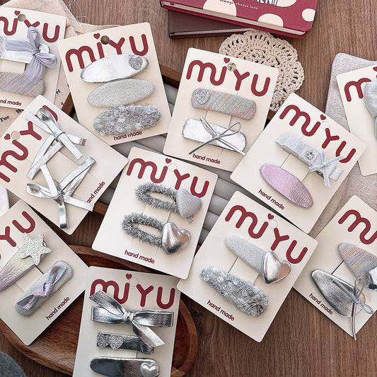 Versatile Childrens Hair Clip Made Of Leather