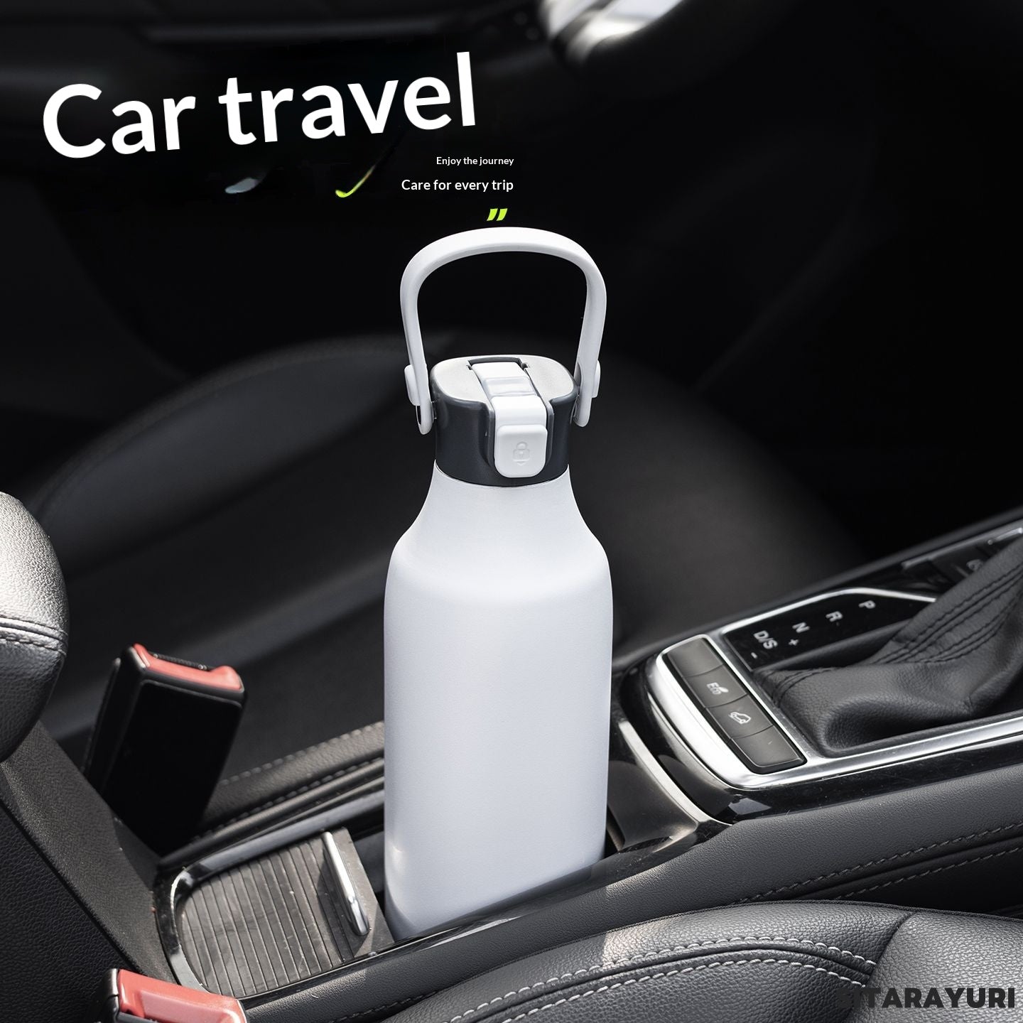 Outdoor Portable Straw Cup With A Stylish Handle
