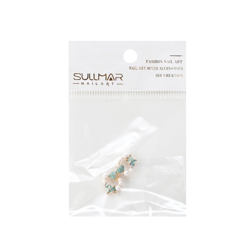 Metallic Ocean Series Nail Art Accessories
