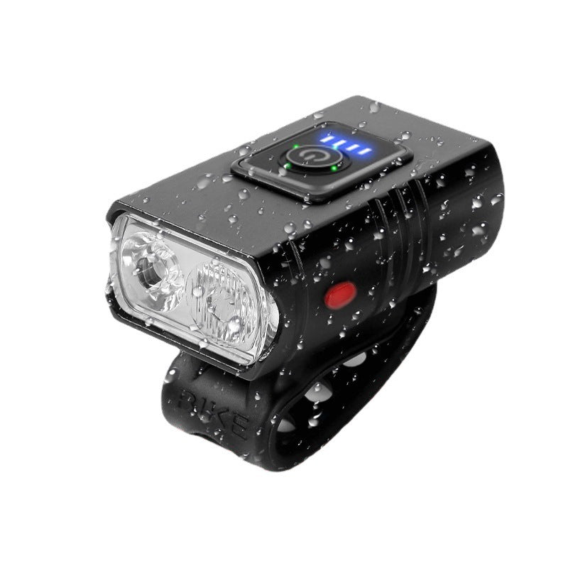 Bicycle Headlight T6 Charging Battery Display