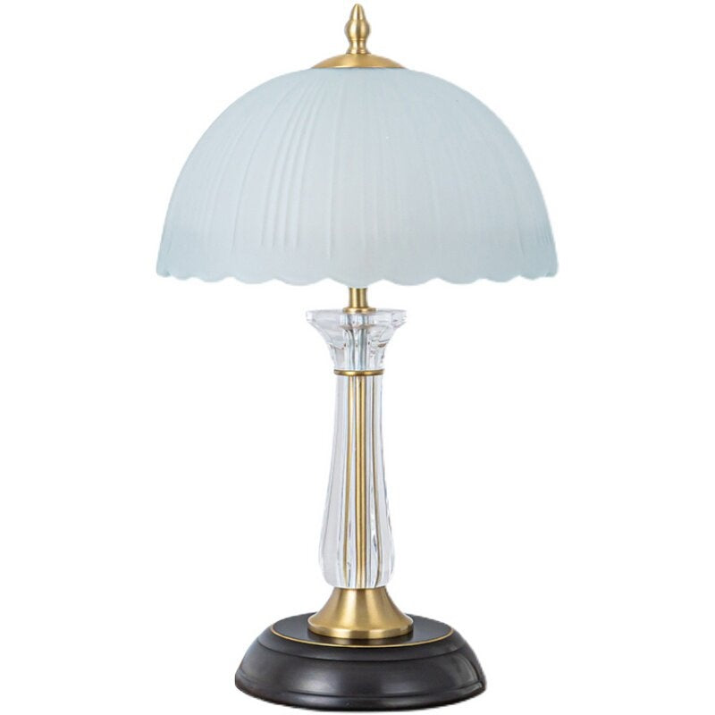 All-Copper Bedside Modern Minimalist Dimmable Eye-Care Ceramic Table Lamp For Home Use