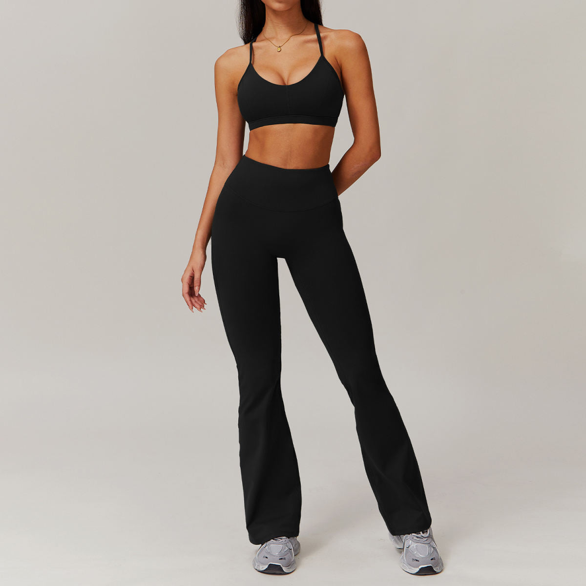 Quick-drying Slim Fit Long Sleeve Yoga Wear Suit