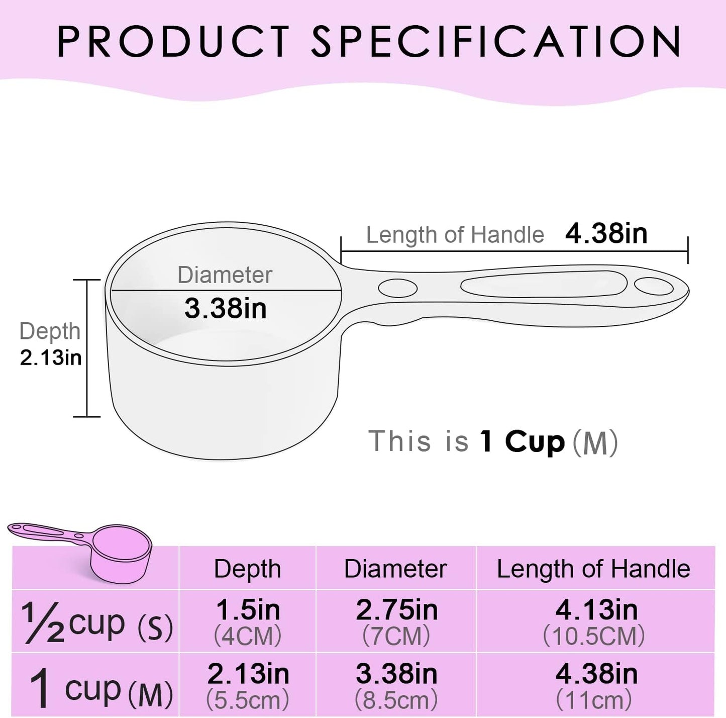 Dog Food Scoop For Container Measuring Scoop For Dogs Cats Birds And Rabbits Pet Food Feeding Scoop