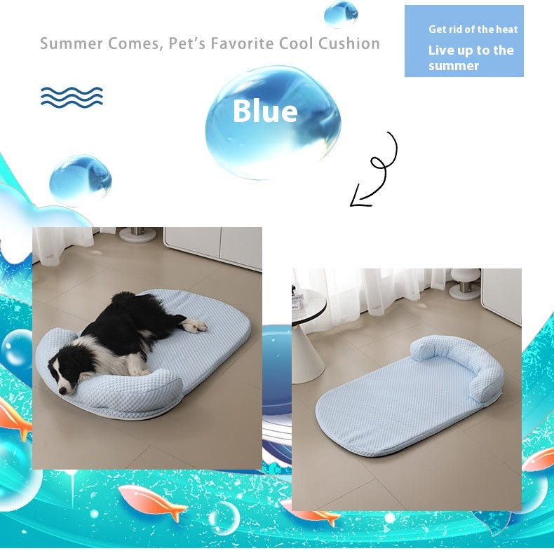 Pet Cooling Mat Kennel Summer Ice Peas Breathable Cool Pet Mat