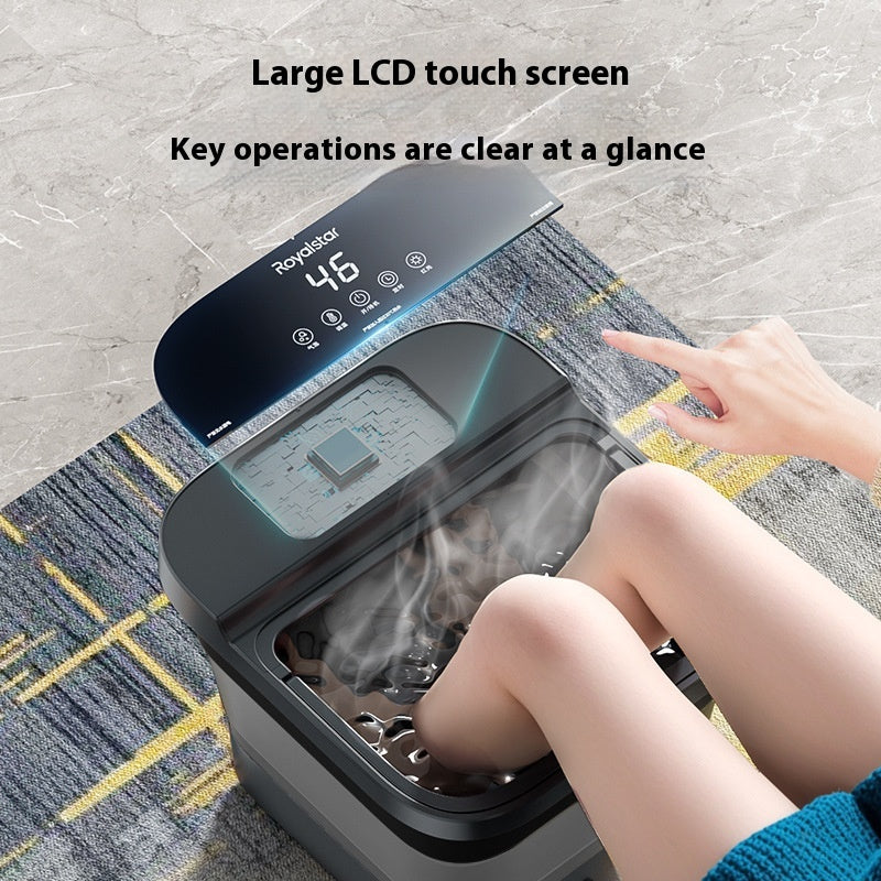 Folding Feet-washing Basin Electric Massage Portable Foot Bath Barrel