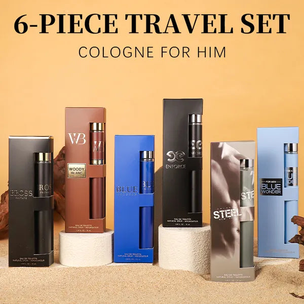 6pcs Set, 1.18fl.oz 35ml Each Bottle, Men's Eau De Toilette Spray, Long-Lasting Perfume, 6 Different Scent, Perfect For Dating, Daily Life, Parties, Gift Giving