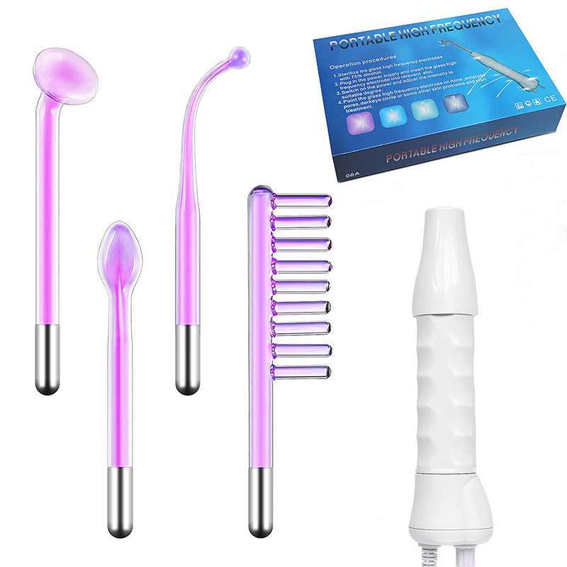 High-Frequency Facial Beauty Device Skin Care Electrode Stick