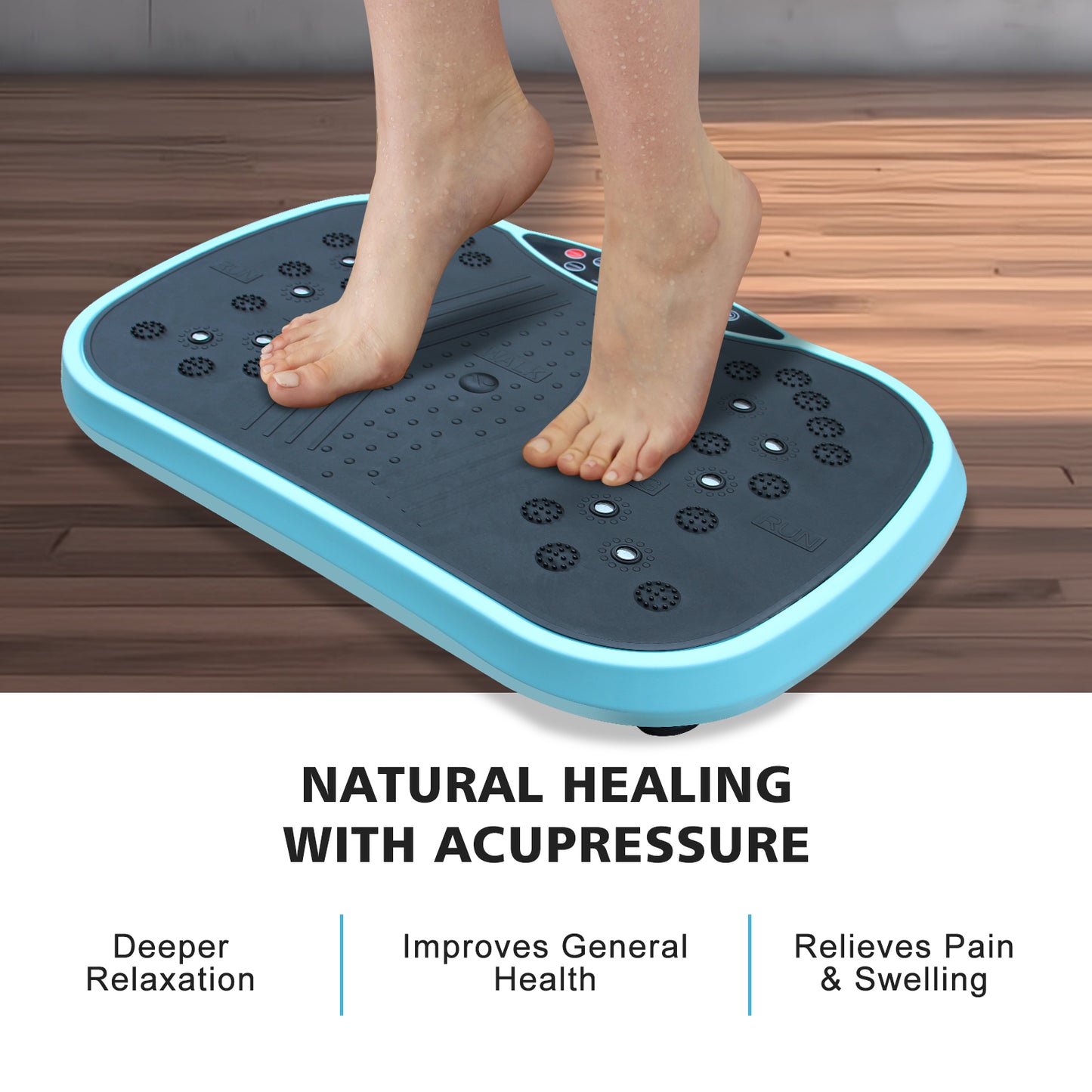 Vibration Plate Exercise Machine - Whole Body Workout Vibration Fitness Platform, Home Training Equipment For Weight Loss & Toning