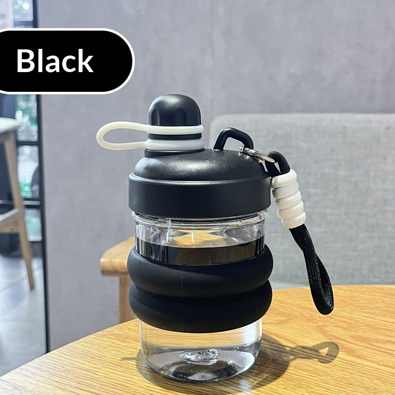 Cartoon Childrens Straw With A Carry Strap Outdoor Portable Direct-drinking Cup