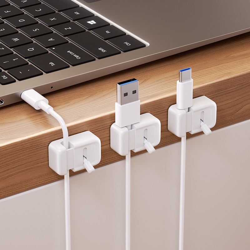 Organize The Phone Charging Cable Clip Holder Buckle