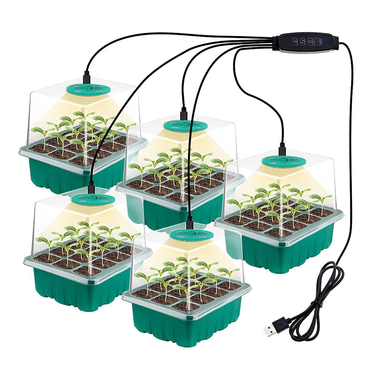 Smart Seedling Tray With Smart Grow Light