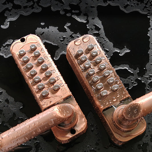 Iron Gate Outdoor Double-Sided Mechanical Lock