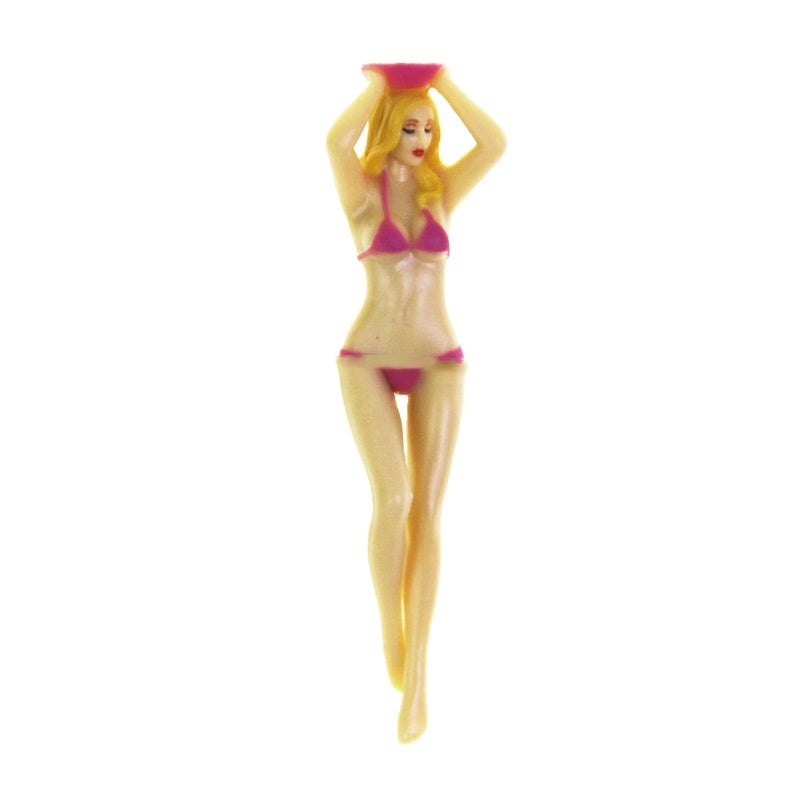 Golf Ball Nail Beauty Bikini Model Ball Tee Plastic