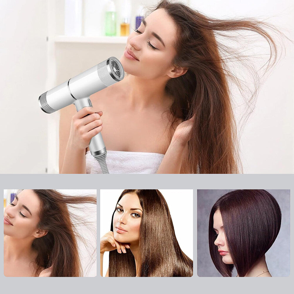 3in1 Professional Style Hair Dryer Nozzle Concentrator Blower Pro Salon Heat UK